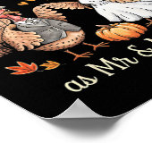 Unser erster Erntedank als Herr und Frau Newlyweds Poster (Ecke)