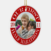 Unser erster Halbmarathon - 2011 Keramikornament (Rechts)