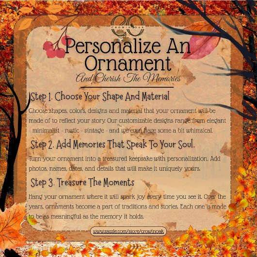 Unser erster Herbst zusammen: Name & Datum fallen Keramik Ornament