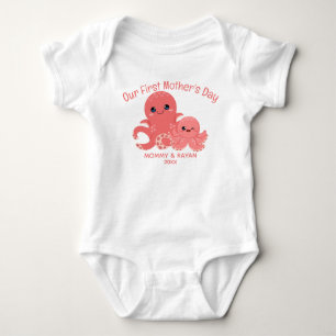 Unser erster Muttertag, Baby Octopus individuelle Strampler