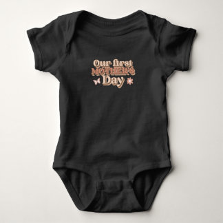 Unser erster Muttertag Baby Strampler
