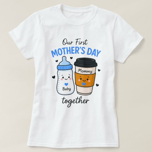 Unser erster Muttertag gemeinsam T - Shirt - Niedl (Design vorne)