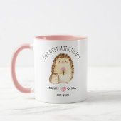 Unser erster Muttertag, Igelmutter und winziges Ba Tasse (Links)