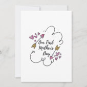 Unser erster Muttertag Karte (Vorderseite)