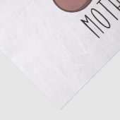 Unser Erster Muttertag lustig Seidenpapier (Detail)