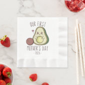 Unser Erster Muttertag lustig Serviette (Beispiel)