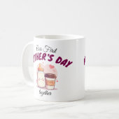 Unser erster Muttertag, Milchflasche  Kaffeebecher Kaffeetasse (Vorderseite Links)