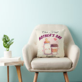 Unser erster Muttertag, Milchflasche Kaffeebecher Kissen (Stuhl )
