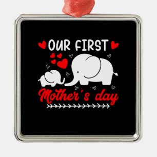 Unser erster Muttertag Ornament Aus Metall
