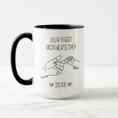 Unser erster Muttertag Tasse (Links)