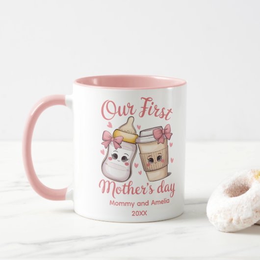 Unser erster Muttertag Tasse (Mit Donut)