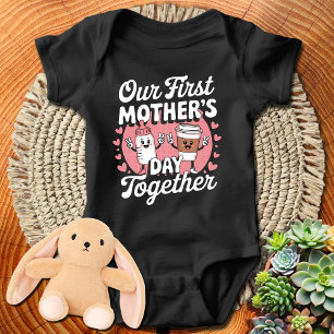 Unser erster Muttertag zusammen Baby Strampler