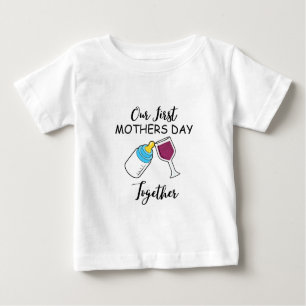 Unser erster Muttertag zusammen, Muttertagssache Baby T-shirt