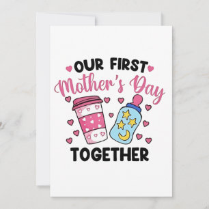 Unser erster Muttertag Zusammen Paare Ehe Einladung