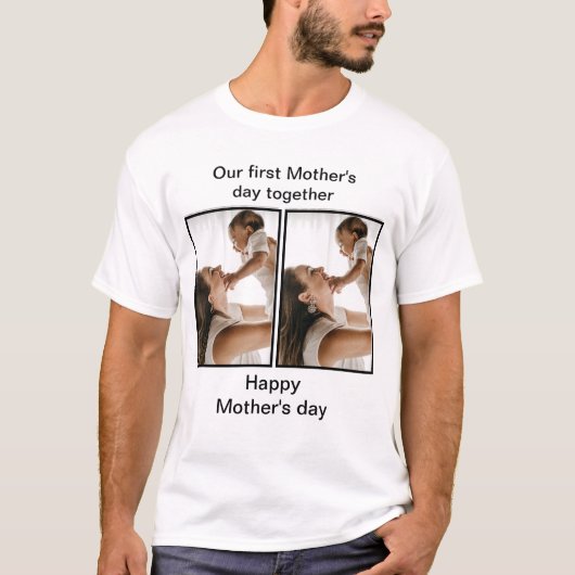 Unser erster Muttertag zusammen T - Shirt (Vorderseite)