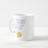 Unser erster Tag des Vaters 👨 ‍ ❤️ Kaffeetasse (Vorderseite Links)