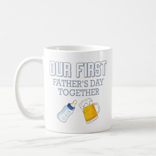 Unser erster Tag des Vaters 👨 ‍ ❤️ Kaffeetasse (Links)