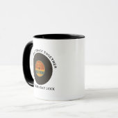 UNSER ERSTER TRACK ZUSAMMEN VATER'S DAY-Shirt Tasse (Vorderseite Links)