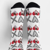 Unser Erster Valentinstag als Foto Socken (Oben)