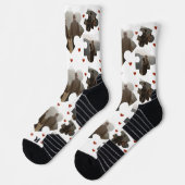 Unser Erster Valentinstag als Foto Socken (Links)
