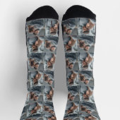 Unser Erster Valentinstag als Foto Socken (Oben)