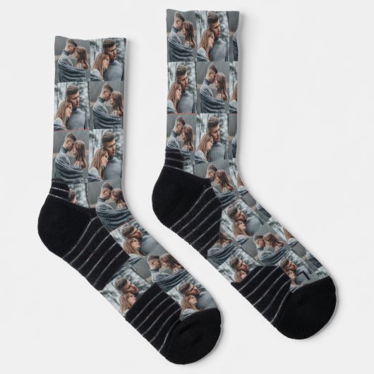 Unser Erster Valentinstag als Foto Socken (Rechts)