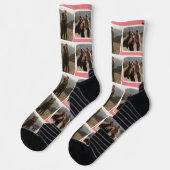 Unser Erster Valentinstag als Foto Socken (Links)