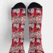 Unser Erster Valentinstag als Foto Socken (Oben)