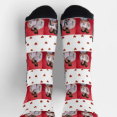 Unser Erster Valentinstag als Foto Socken (Oben)