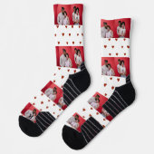 Unser Erster Valentinstag als Foto Socken (Links)