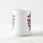 Unser erster Valentinstag gemeinsam 2025 Kaffeetasse (Mittel)