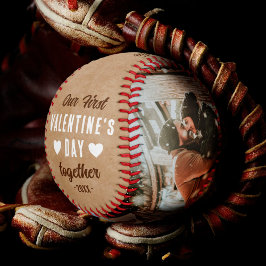 Unser erster Valentinstag zusammen 2 Fotos Baseball