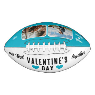 Unser erster Valentinstag zusammen 2 Fotos Football