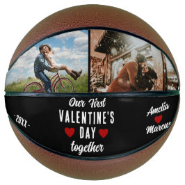 Unser erster Valentinstag zusammen 2 Fotos Schwarz Basketball