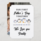 UNSER ERSTER VATER-TAG EINLADUNG (Vorne/Hinten)