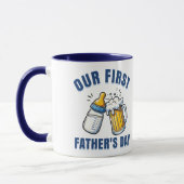 Unser erster Vatertag Tasse (Links)