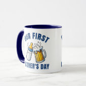 Unser erster Vatertag Tasse (Vorderseite Links)