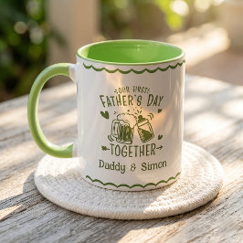 Unser erster Vatertag zusammen Tasse