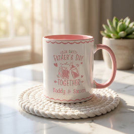Unser erster Vatertag zusammen Tasse