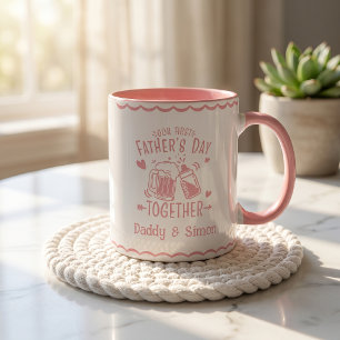 Unser erster Vatertag zusammen Tasse