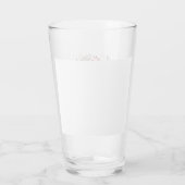 Unser erster Verlobter Weihnachtskranz Glas (Rückseite)