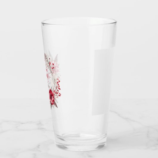 Unser erster Verlobter Weihnachtskranz Glas (Links)