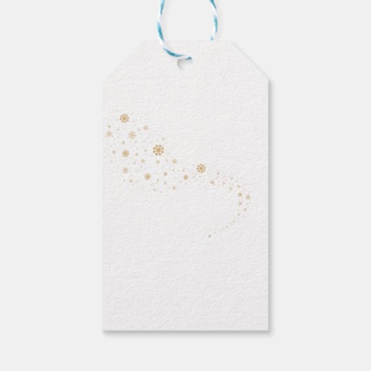 Unser erster Weihnachts-Foto Geschenkanhänger (Rückseite)