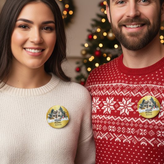 Unser erster Weihnachts-Individuelle Name Button