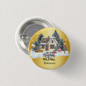 Unser erster Weihnachts-Individuelle Name Button (Vorne & Hinten)