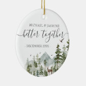 Unser erster Weihnachtsbaum besser zusammen Keramik Ornament (Rechts)