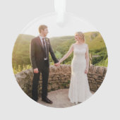 Unser erster Weihnachtsfest, frisch vermählt, Seef Ornament (Rückseite)