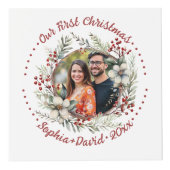 Unser erster Weihnachtskranz-Foto Würfel (Rechts)