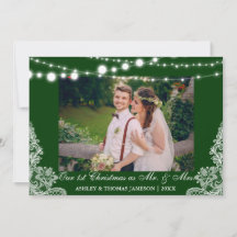 Unser Erster Weihnachtsmann & Mrs. Foto Card G