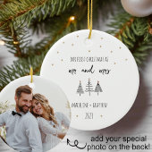 Unser Erster Weihnachtsmann und Frau Weihnachtssch Keramik Ornament